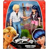 Bandai Miraculous P50377 P50377 Set of 2 Marinete and Adrien Figures (26 cm)