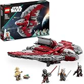 LEGO Star Wars Ahsoka Tano's T-6 Jedi Shuttle Set, Buildable Toy Starship for 9 Plus Year Old Boys & Girls, with 4 Minifigure