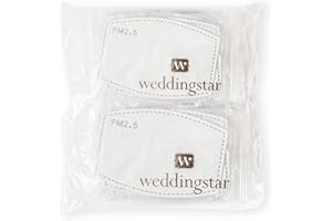 Weddingstar Kid's PM 2.5 Protective Mask Filters 5-Layer Carbon Technology - 50 Pack