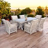 Alaska | Rehome 100x200 Rattan Bah&ccedil;e Masa Takımı | 43