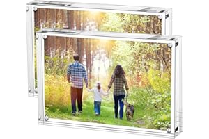 Boxalls Cornici Foto Acriliche, Mascagni Cornice 13x18CM Plexiglass Chiusura Magnetica (7''-2)