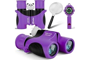 ZINBO Fernglas für Kinder, Spielzeug für 3–12 Jahre alte Mädchen und Jungen, Vogelbeobachtung, Wandern, 4, 5, 6, 7, 8, 9 Jahre, Mädchen, Jungen, Weihnachten, Geburtstagsgeschenke, Outdoor-Spielzeug
