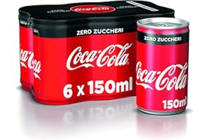 COCA-COLA ZERO - Coca-Cola Zero Zuccheri Zero Calorie mini lattine, 150 milliliters
