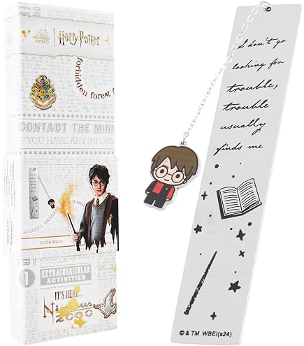 Marque-page Magnétique Harry Potter - Blason De Poudlard, Multicolore, Papier Cartonné (Pyramid International)