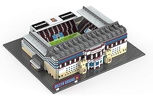 FOCO Offizielles Lizenzprodukt West Ham United The Boleyn Ground FC BRXLZ-Steine 3D-Fußballstadion BAU-Set