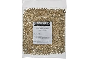 JustIngredients Essentials White Peppercorns 100g, Whole Peppercorns for Grinders and Cooking