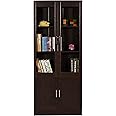 DeckUp Versa Engineered Wood Book Shelf and Display Unit (Dark Wenge, Matte Finish)