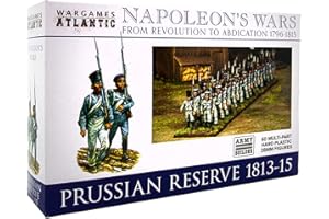 Wargames Atlantic - Napoleon's Wars: Prussian Reserve 1813-1815 (60 figurines en plastique dur multi-parties de 28 mm)