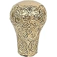Medieval Replicas UNIQUE GIFTS - Handmade Crook Walking Stick Handle with Golden Finish – Elegant Canes and Walking Sticks Handle for Men and Women – Gives New Look to Your Cane from
