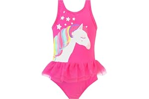 Harry Bear Bañador para Niña Pony Arcoiris