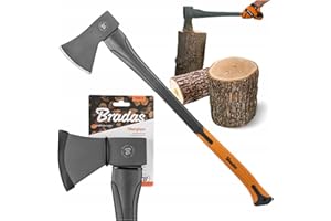 Bradas GARDEN CARE - Universal Axe - Axes - Hardened Steel & Fibreglass Hatchet - Perfect for Wood Crevices & Gardening - Garden - KT-SF1150 - 1500g