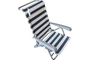 Homecall - Silla de camping (azul y blanco)