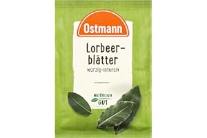 ‎OSTMANN Ostmann Gewürze – Lorbeerblätter | Getrocknete Blätter zum Würzen und Einlegen von Fleisch, Fisch und vegetarischen Lebensmitteln aller Art | 5 g im Beutel