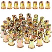 120 Dadi Per Rivetti Filettati M10 - Acciaio Carbonio Zincato, Testa Piatta Per Metallo E Plastica - Foto 9