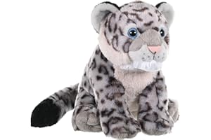 Wild Republic Snow Leopard Cub pluszowa miękka zabawka, przytulanka, prezenty dla dzieci, 30 cm
