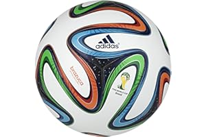 adidas Brazuca Omb Ballon de foot White/Night Blue F13/Multicolor Taille 5