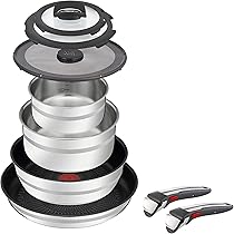 Tefal Ingenio Pannenset - Voor Alle Warmtebronnen Inclusief Inductie   3 Delig   Wokpan   Hapjespan