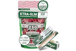 PURIZE® sac | 250 filtres à charbon actif XTRA Slim Size (kit spécial) rose