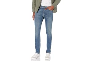 Amazon Essentials Hombre Pantalón Vaquero Elástico de Ajuste Ceñido - Colores interrumpidos