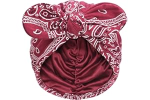 DRESHOW Gorro Forro Saten para Mujer Gorro Quimioterapia Mujer Gorra para Dormir Ultraligero y Transpirable