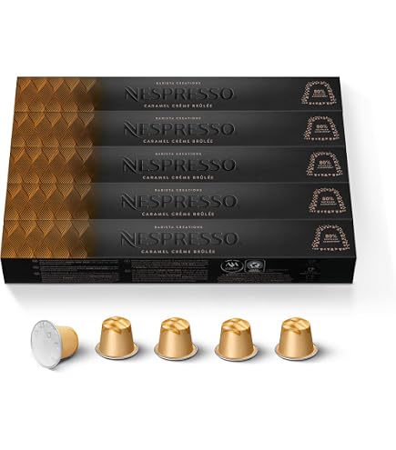 Nespresso Original Line, Caramello, 50 Count Coffee Pods : Amazon