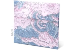 ‎DGAZ DGAZ Menstruationstasche, Mädchen Period Bag für Slipeinlagen/Menstruationstassen/Kleine Tampons, Tragbare Tamponhalter Tasche, Mini Make-up Tasche für Frauen (Sea and Waves)