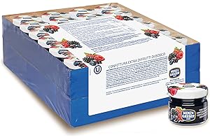 MENZ & GASSER 1935 Menz&Gasser Konfitüre Extra aus Beeren Einzeldosis Premium Qualität, mit hochwertigen Früchten, 100% Made in Italy, 48 Gläser x 28 g