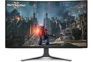Alienware AW3225QF 32" 4K UHD (3840x2160) 1700R zakrzywiony monitor do gier, 240 Hz, QD OLED, 0,03 ms, NVIDIA G-SYNC kompatybilny, HDR, Dolby Vision, USB-C, DisplayPort, 2 x HDMI, 4 x USB, 3 lata