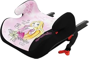 NANIA Siège auto rehausseur bas TOPO ISOFIX groupe 3 (22-36kg), fabriqué en France - Disney Princess