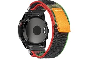 torbollo Watch Band compatibile con Garmin, cinturino sportivo intrecciato per fēnix/Forerunner/Approach/MARQ/quatix/D2 Series cinturino di ricambio robusto per gli uomini