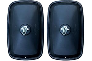 ‎MELTRUCK MelTruck® 2x Außenspiegel Seitenspiegel 232x145 mm ø10 mm E20 UNIVERSAL für Bagger Traktor (2, 232 x 145 mm)