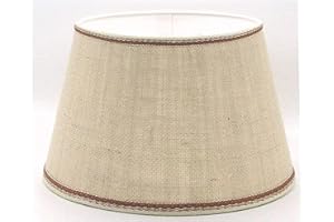 PAOLO ROSSI Paralume coprilampada in tessuto tipo Juta con rifinitura rosa antico - produzione propria - made in Italy (impero, cm 40)