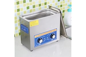 CREWORKS 22L Nettoyeur à Ultrasons Professionnel丨Puissance 480W丨Chauffage 600W丨Minuterie 1-30min丨Mode Dégazage et Mode Doux, Bac à Ultrasons Commercial Machine de Nettoyage Ultrasonique