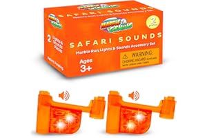 Marble Genius Marble Run Safari Sounds Lights & Sounds Accessory Set + Free App