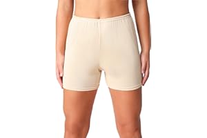 Bellivalini Mujer Pantalones Cortos Shorts de Seda de Viscosa BLV50-270