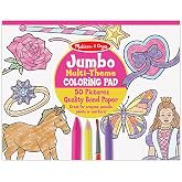 Melissa & Doug - Dev Boyama Kitabı, Pembe (14225)