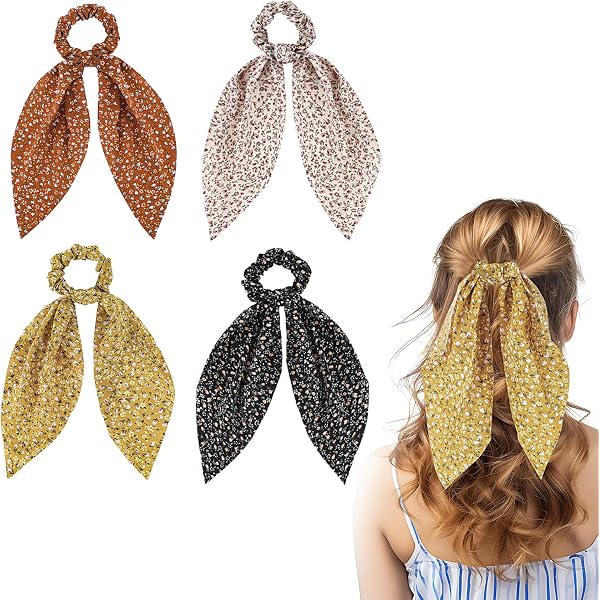 Set 7 Diademas + 1 Coletero De Seda Satinada – Con Perlas, Antideslizantes, Para Mujer Y Niñas, Varios Diseños
