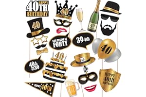 LP LIFESTYLE 40th Birthday Props on Sticks