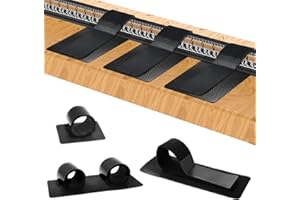 BELICOO Zarządzanie kablami pod biurkiem, 35 par, regulowany organizer na kable na rzep, opaski kablowe wielokrotnego użytku, paski kablowe do domu, garażu lub warsztatu, organizer na przewody, 2