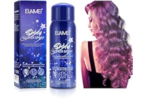 FIND BACK Body Glitter Spray für Frauen, schimmerndes Spray für Haut, Gesicht, Haare, schnell trockenes wasserdichtes glänzendes Glitzerspray, Glitzer Haarspray für Weihnachtstag Festival, Party (60 ml),1 Pack