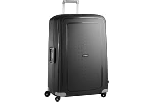 Samsonite S'Cure Spinner incheckningsväska, 81 cm | Svart, hård väska, 81H x 55W x 35D cm, 138 L, 5 kg, med TSA-lås och flerstegs draghandtag