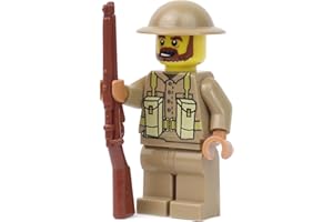 WW2 Custom Soldat Britannique, BrickArms Lee Enfield, Haute Qualité imprimé, de Brique Lego®