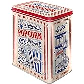 Nostalgic-Art Retro Saklama Kabı L, 3 l, Patlamış Mısır &ndash; Restoran Hayranları i&ccedil;in Hediye Fikri, B&uuml;y&uuml;k Sac Kutu, Vintage Tasa