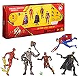 DC Comics, The Flash Ultimate Figure Set (Amazon Exclusive), 5 Action Figures with Accessories, 4-inch Collectible Kids Toys for Boys and Girls 3+