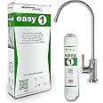 Water2Buy Easy1 Water Filter System, provide 6000L (1300 Imp. Gal) of clean water for 6-12 months, NSF/FDS/ISO 9001 & 14001 Certified, Under Sink Water Filter tap Easy DIY Kit Model: W2BE1B