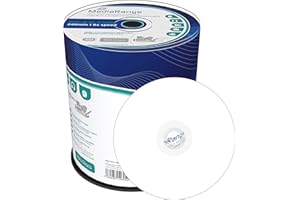MediaRange DVD+R vergini full face printable stampabili Dual Double Layer 8,5GB 8x 240min. Cake 100