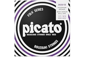 Picato 96581b bouzouki irlandais Unison Tuning Boule Cordes, Lot de 8 pièces