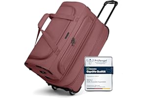 REDOLZ Artículos habituales Duffle Essentials Exp., Rosa, M (55 cm) erweiterbar, Bolsa de viaje exp. Con ruedas