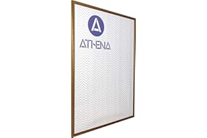 Athena Honey Oak Thin Premium Wood Picture Frame A2-42 x 59.4 cm A2 Frame - Photo Frame - A2 Frame Oak with Clear Styrene Sheet & Wall Mounted Hook – 59.4 x 42 cm