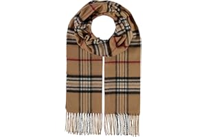 Giorgio Rimaldi Bufanda 30 x 180 cm - Más suave que la cachemira - Made in Germany - Bufanda a cuadros para hombre y mujer - Perfecta para otoño e invierno